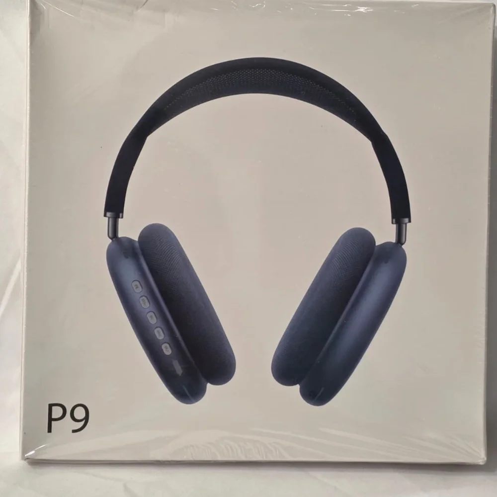 Blue New P9 Pro Max Wireless Headphones With Microphone Headset